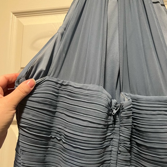 Levkoff size 16 blue grey bridesmaids dress in good condition. Worn once. - Picture 7 of 15
